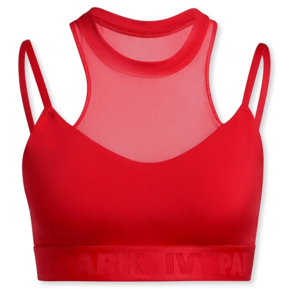 Adidas x Ivy Park Halter Racer Back Bra Red size XL​